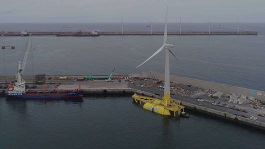 浮动式风力发电机的防水密封