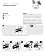 安装检查清单 - 圆形框架